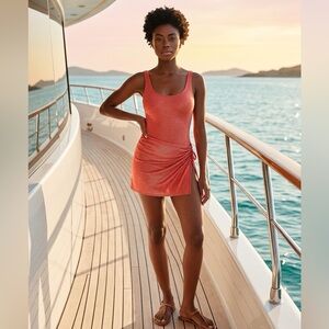 No Boundaries Juniors Lurex Coverup Skirt Sz XL (15-17) NWT